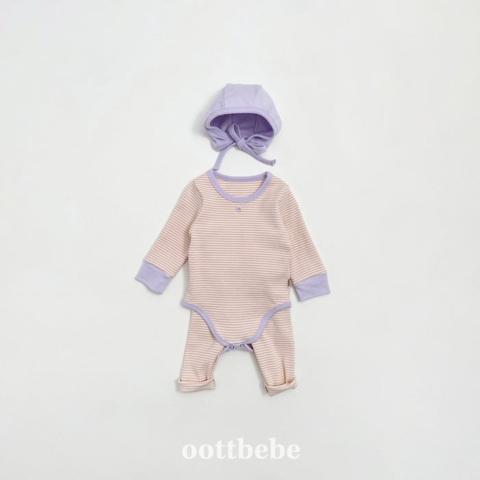 oottbebe lollipop suit 3set (3-12m)