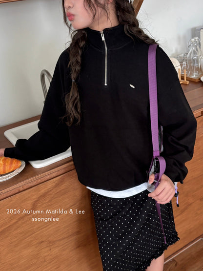 matilda&lee half zip up knit (85-165cm)