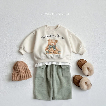 Vivid 看絨保暖口袋工裝褲 (75-135cm)