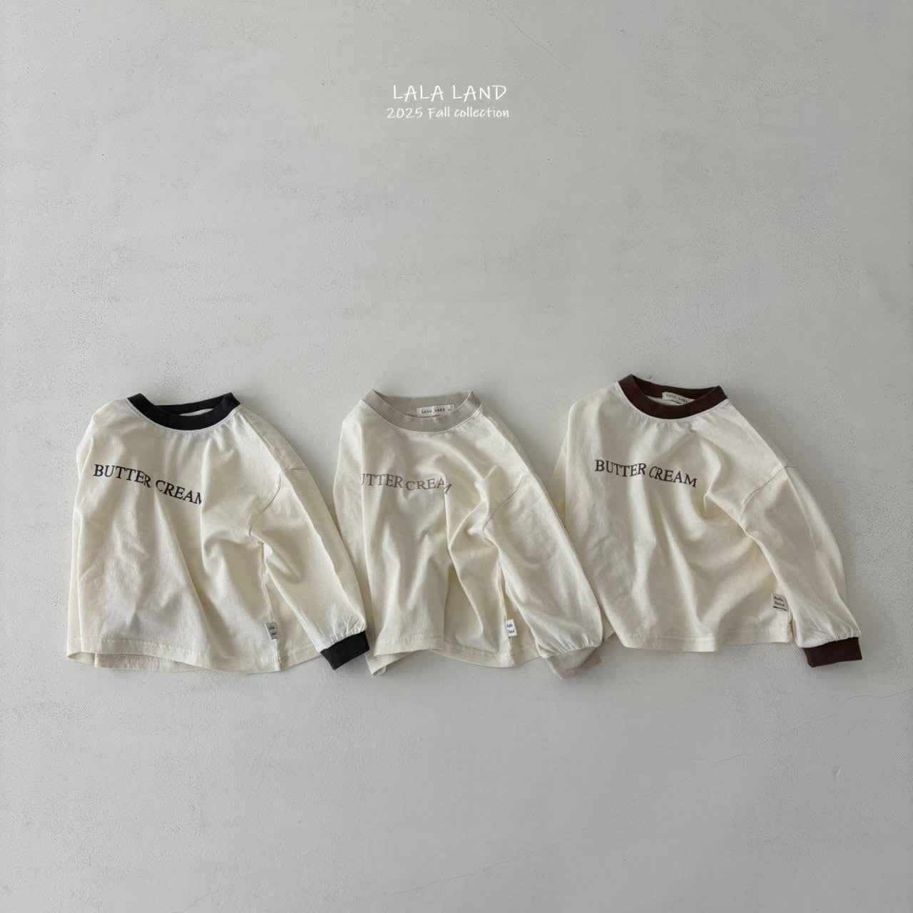 Lalaland butter cream tee (75-120cm)