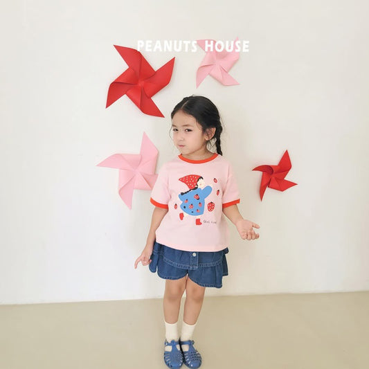 Peanuts 雙層牛仔裙褲 (85-140cm)