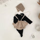 bebeholic juliet suspender bloomer (3-18m)