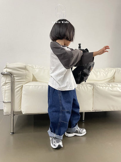 lovin fly cut denim pants (80-125cm)