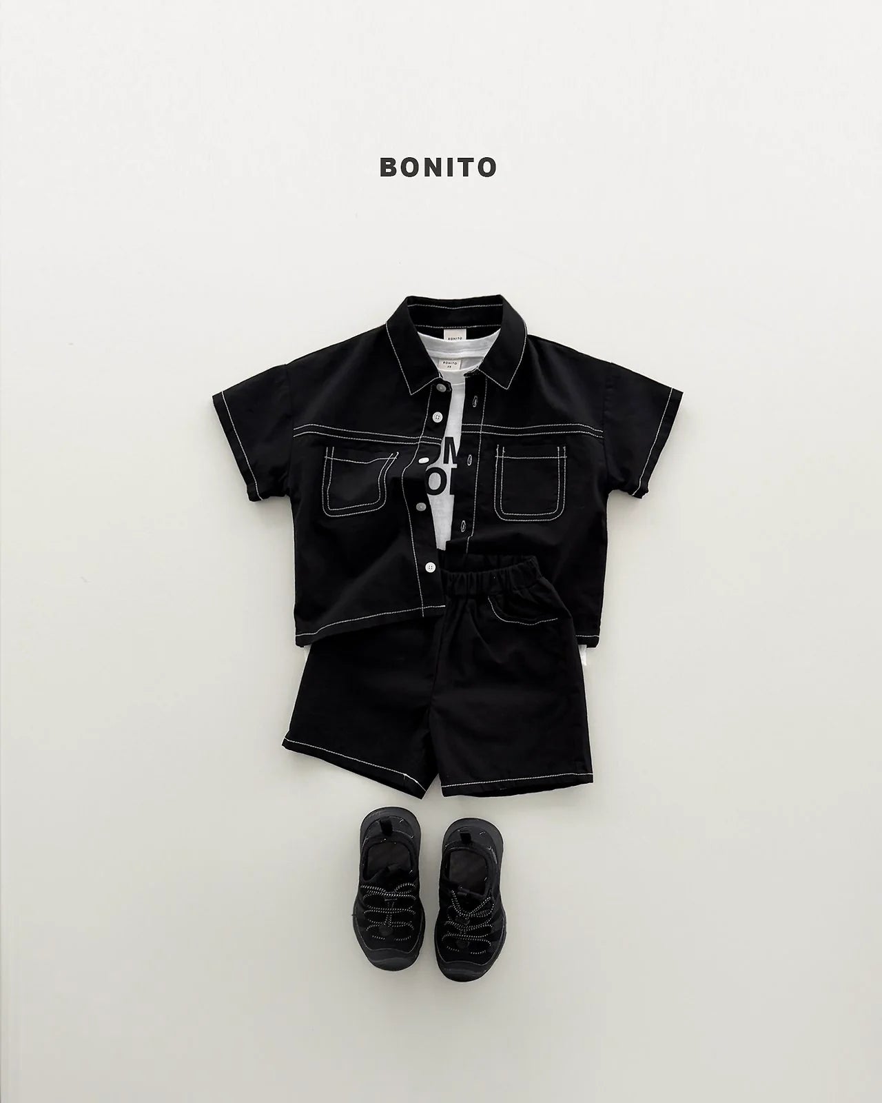 Bonito two pocket linen set (~80-140cm)
