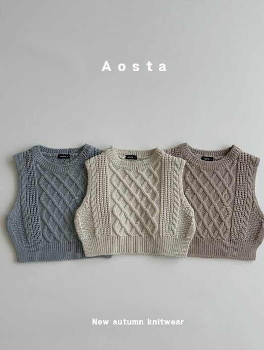 Aosta knit vest (1-5y)