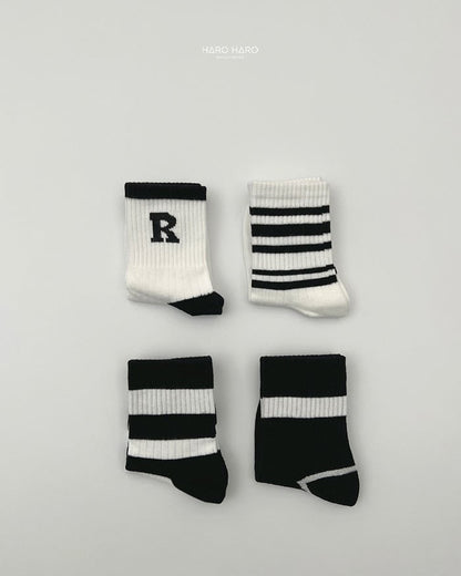 HAROHARO best socks set (3-9y)