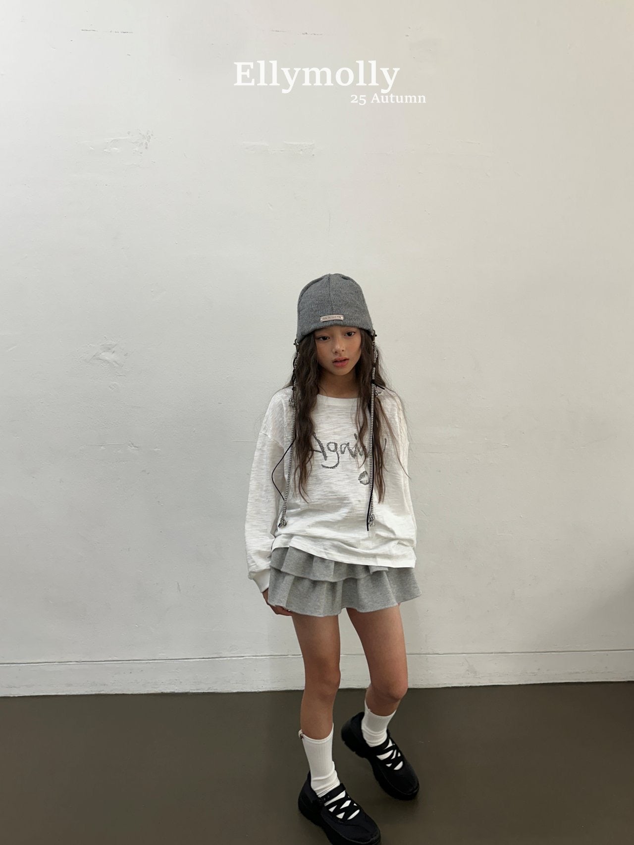 ELLYMOLLY again slap tee (90-160cm)