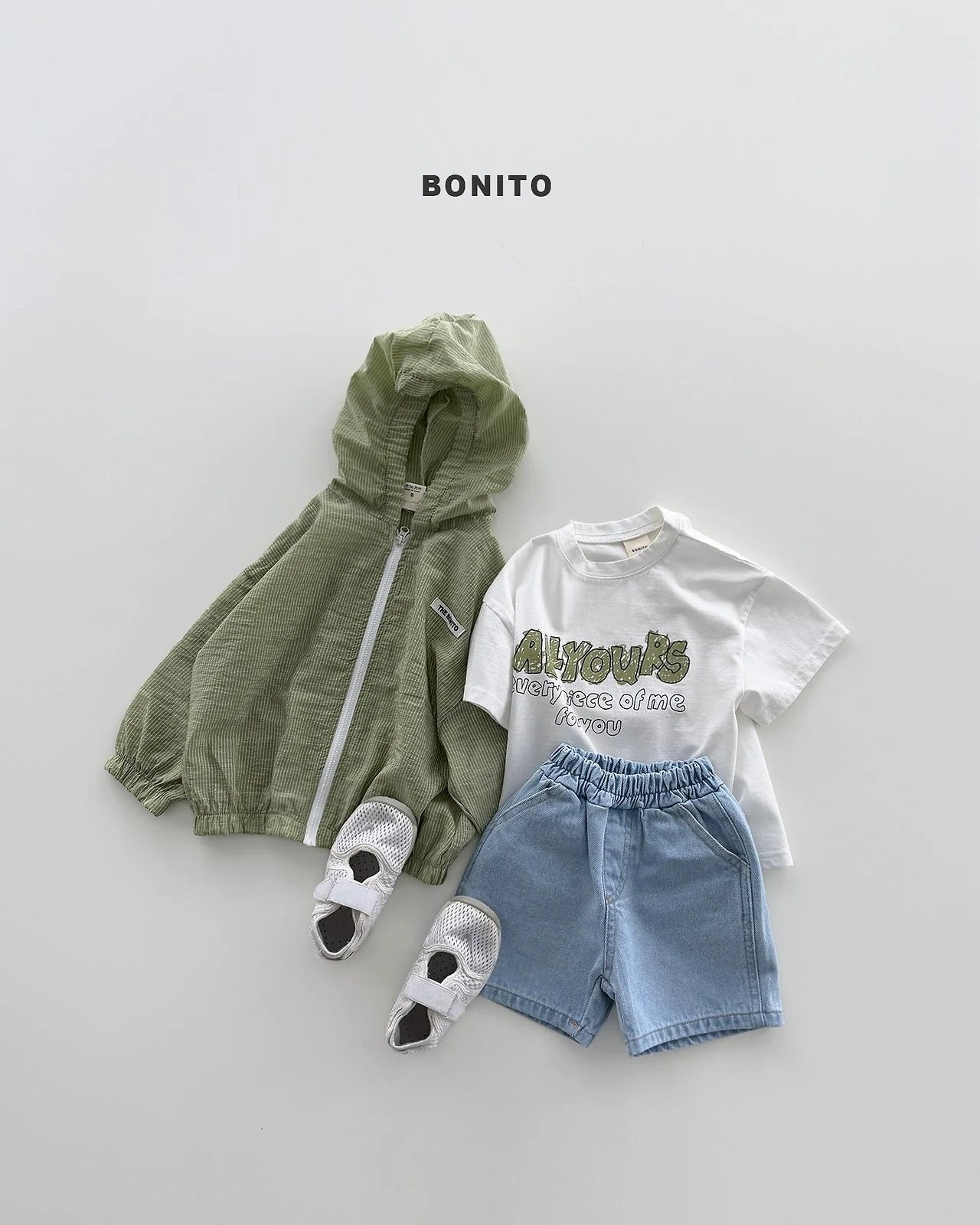 Bonito new cooling wind zip-up (~80-140cm)