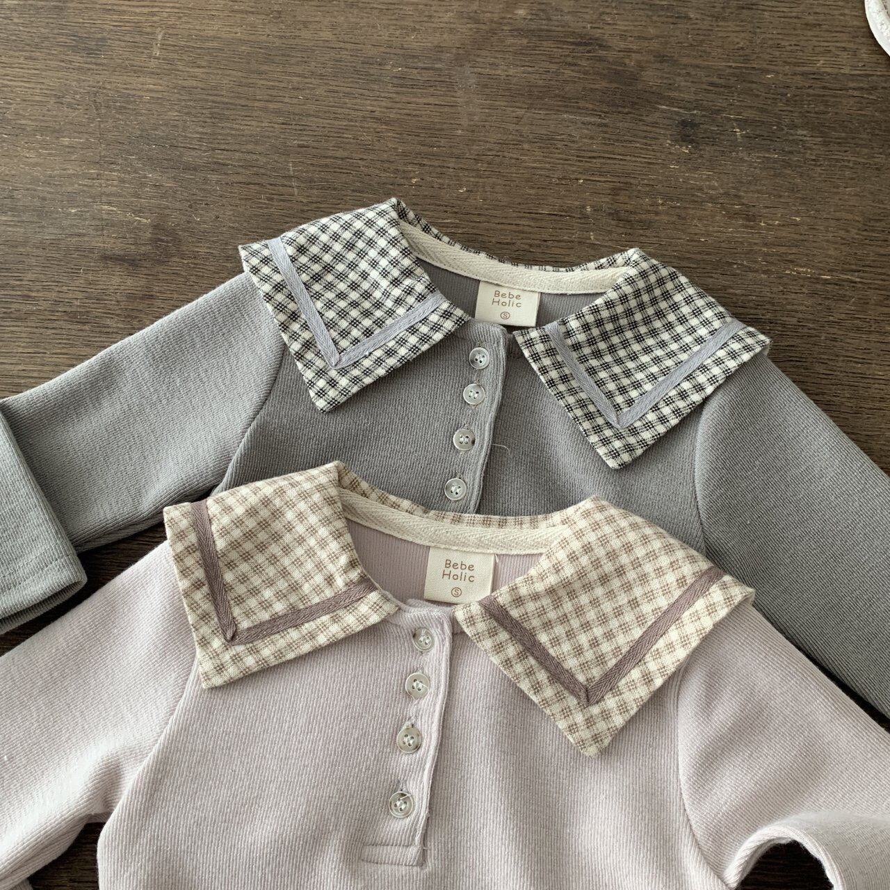 bebeholic check collar T (Bebe 3-18m)