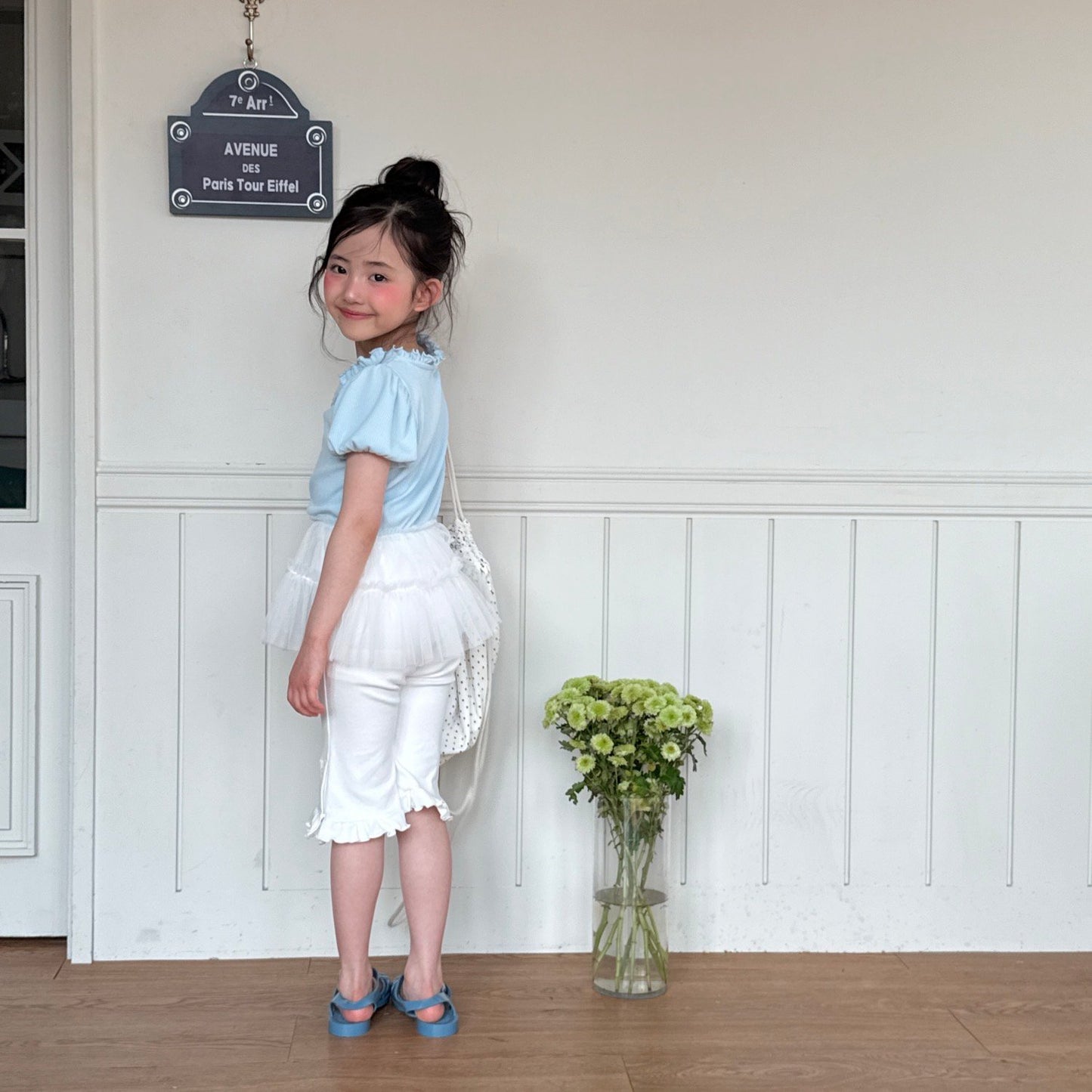 ninibello shirred tutu tee (80-130cm)