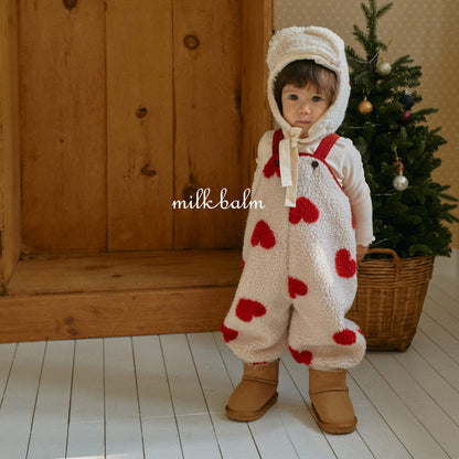 milkbalm cotton candy earflap hat