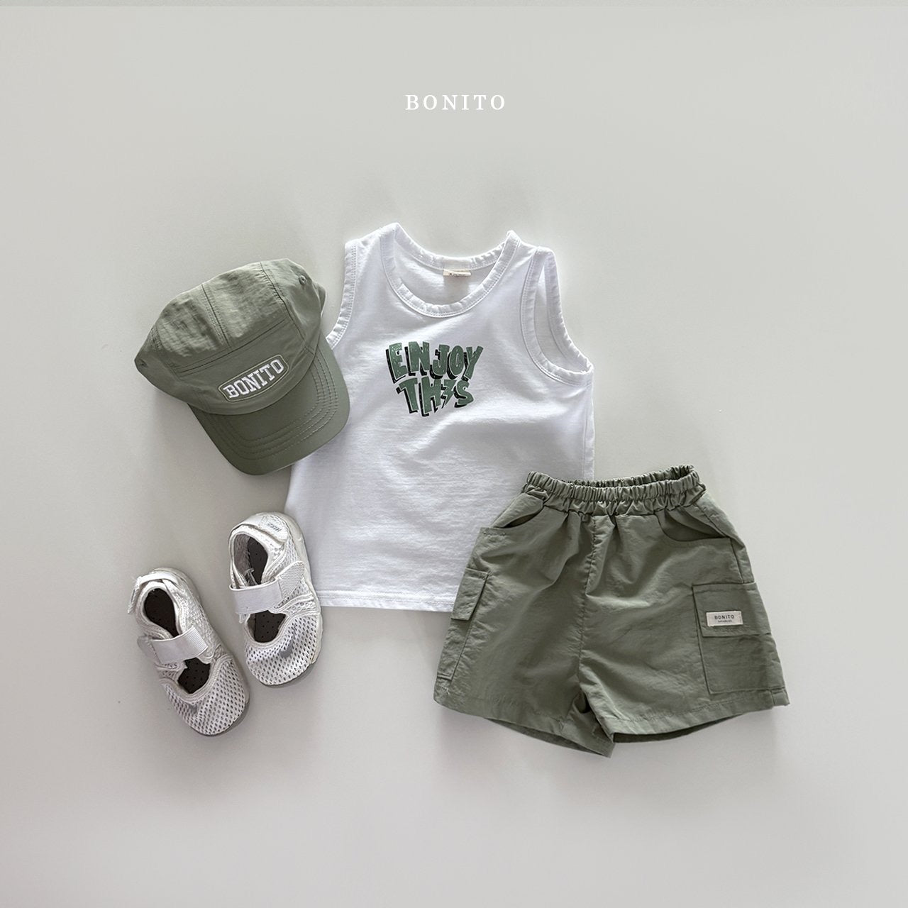 bonito cargo pocket shorts (70-140cm)