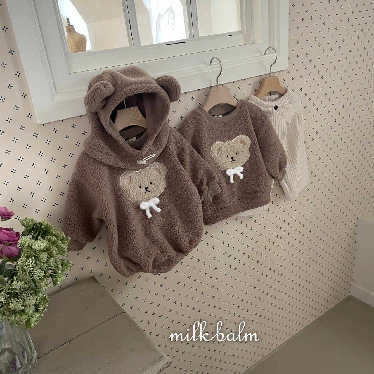 milkbalm bear embroidery mtm (75-125cm)