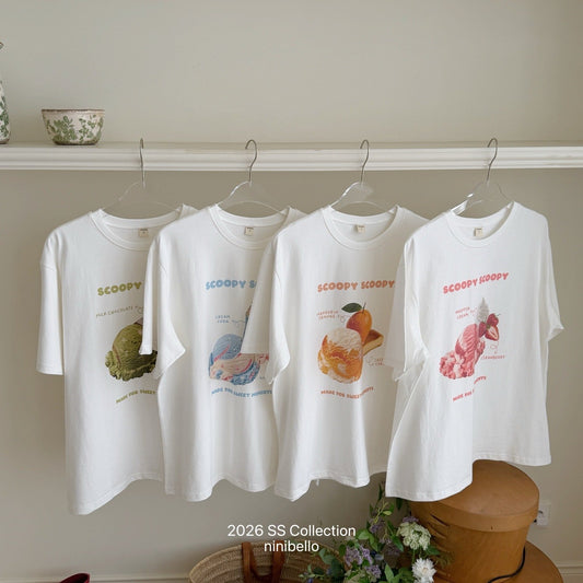 ninibello scoop scoop short sleeve t-shirt(adult)