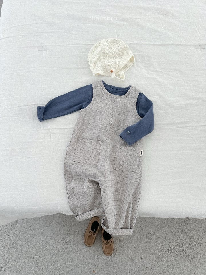 minirobe Modern check overall (70-110cm)