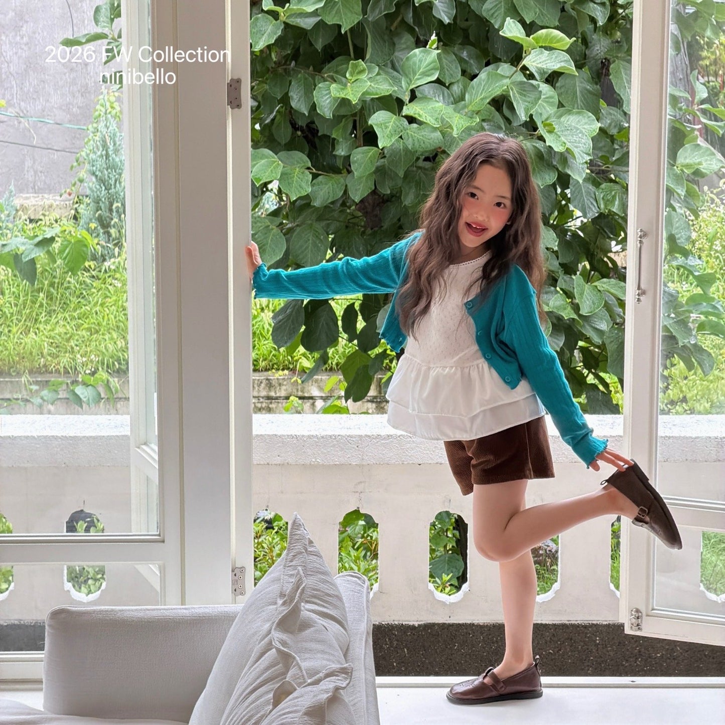 ninibello peekaboo corduroy pants (80-130cm)