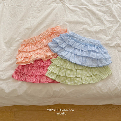 ninibello sweet tiered skirt (80-130cm)