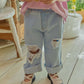 melikey destroyed jin pants (80-140cm)