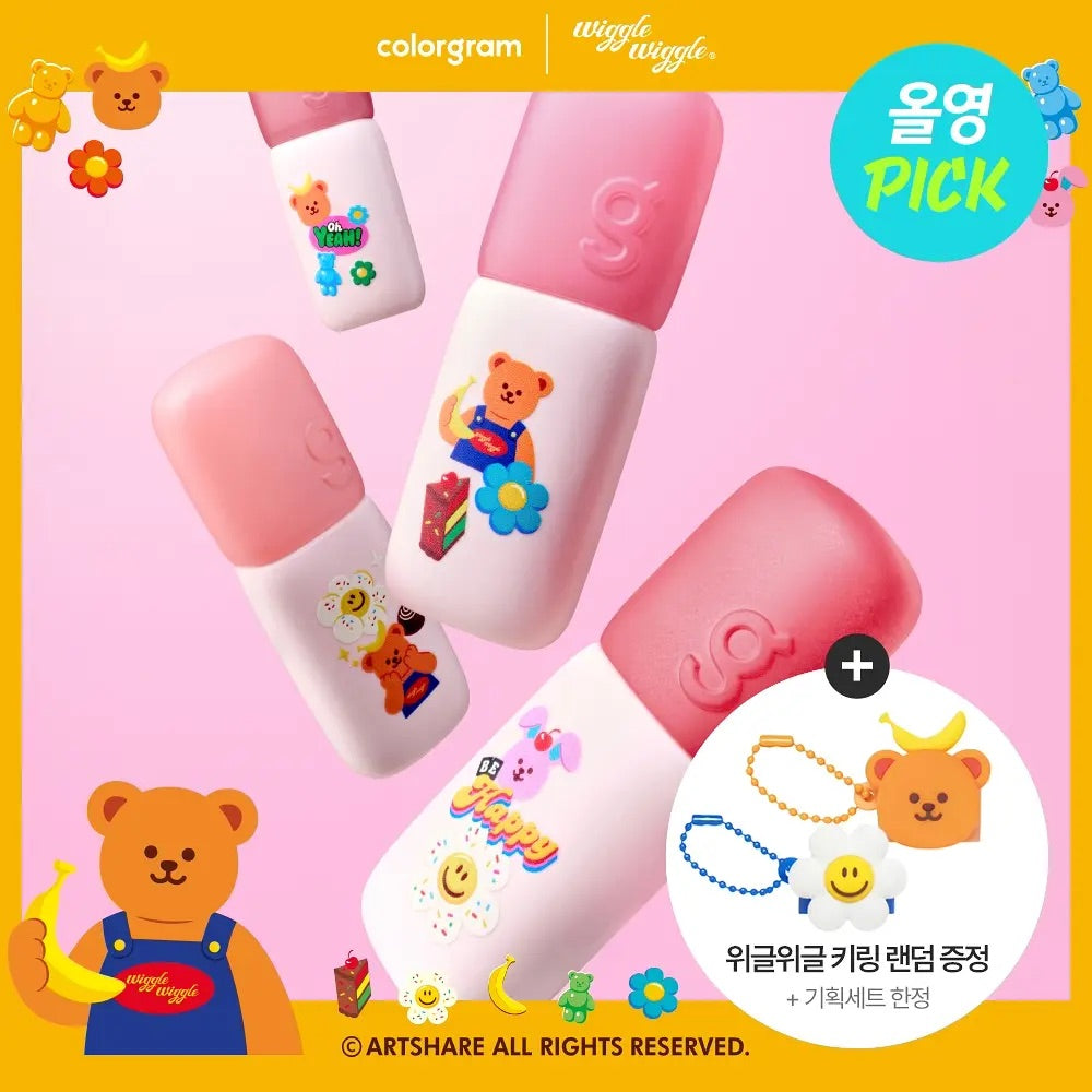 Colorgram x Wiggle Wiggle 聯名限量版祼霧唇泥胭脂兩用🐻