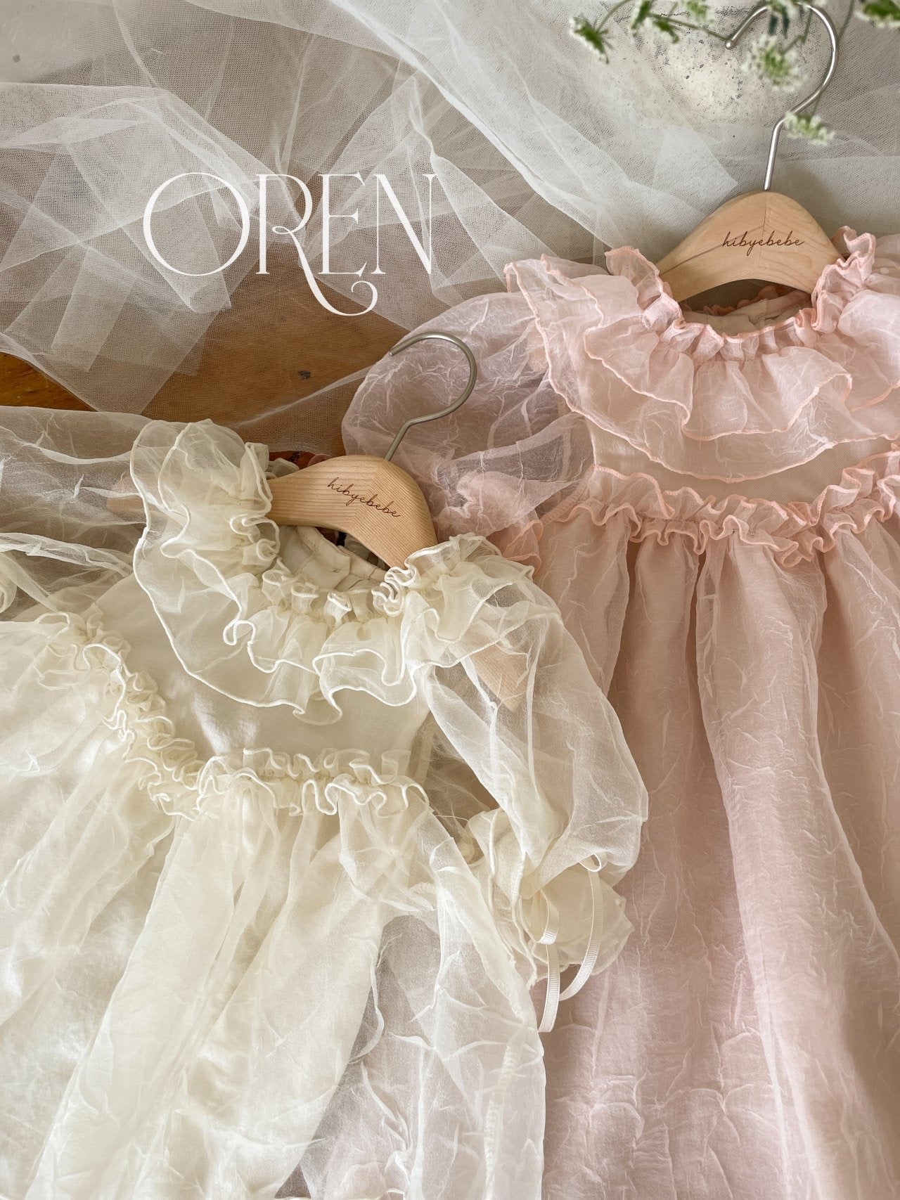 OREN sophie organza one piece (85-120cm)