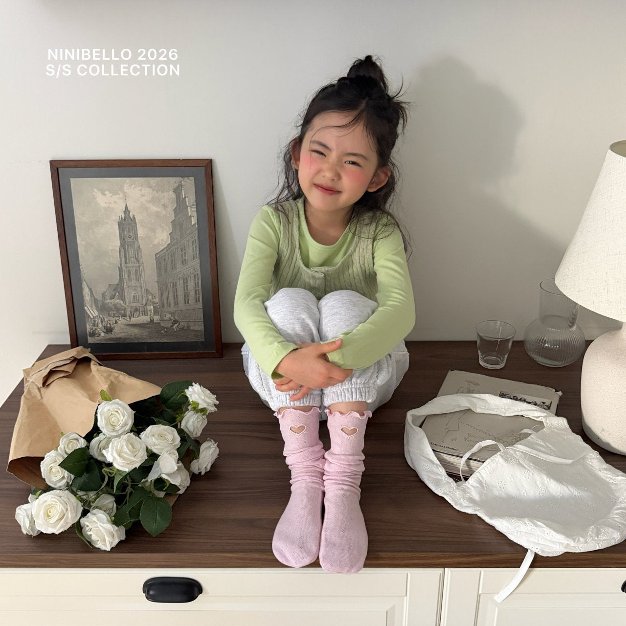 ninibello eyelet knee socks