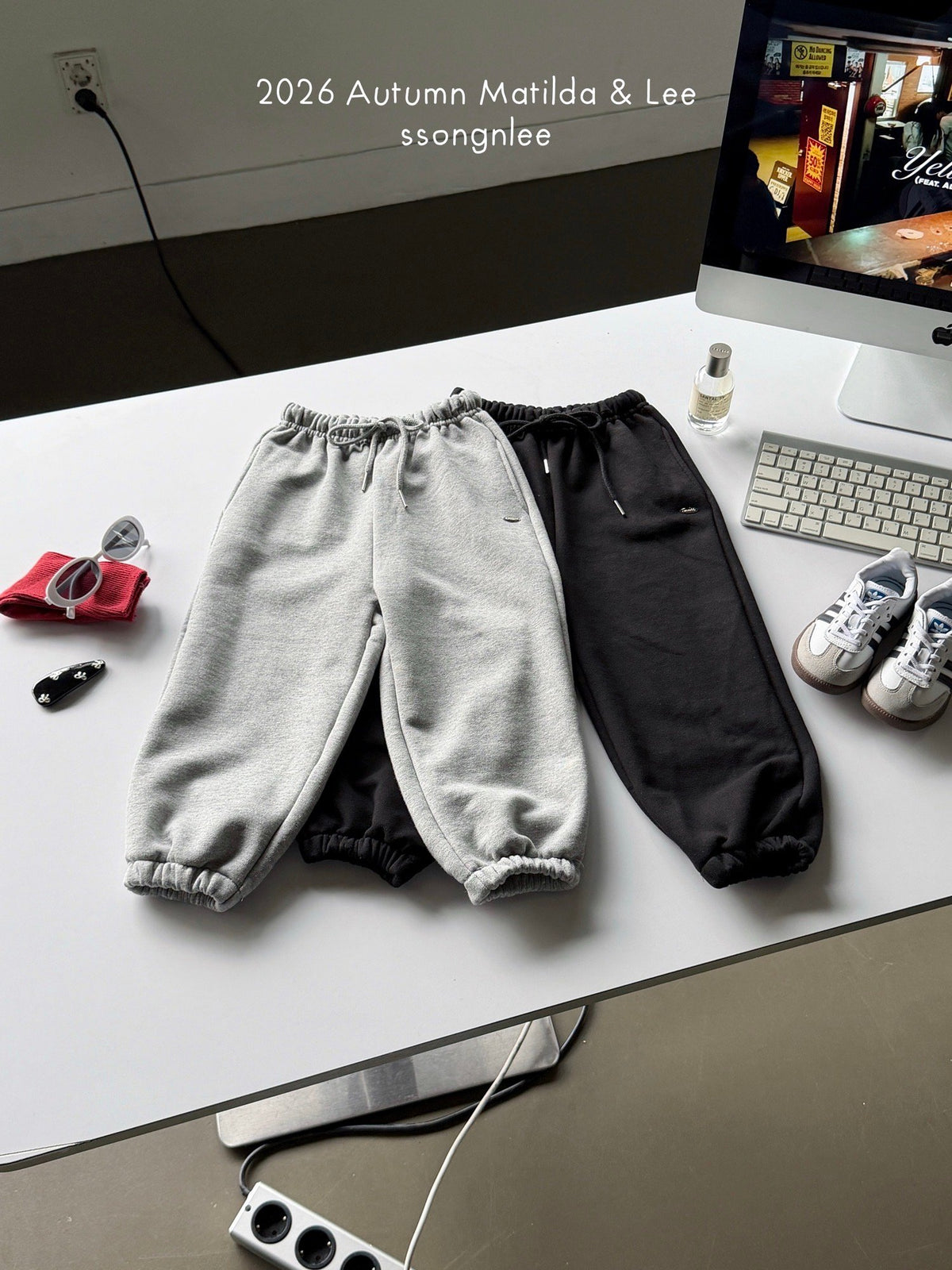 matilda&lee string jogger pants (85-165cm)