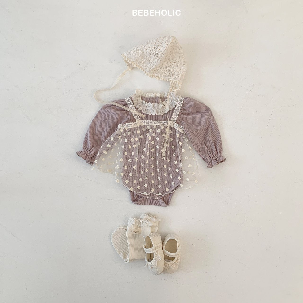 bebeholic malang lace suit (3-18m)