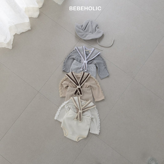bebeholic pogle terry bloomer set (3-18m)