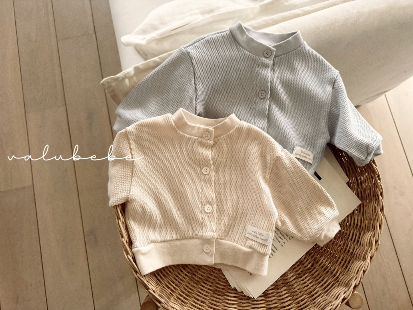 valubebe tokyo waffle cardigan (6-24m)