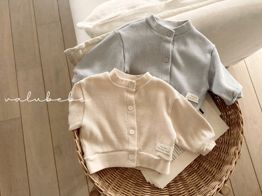 valubebe tokyo waffle cardigan (6-24m)