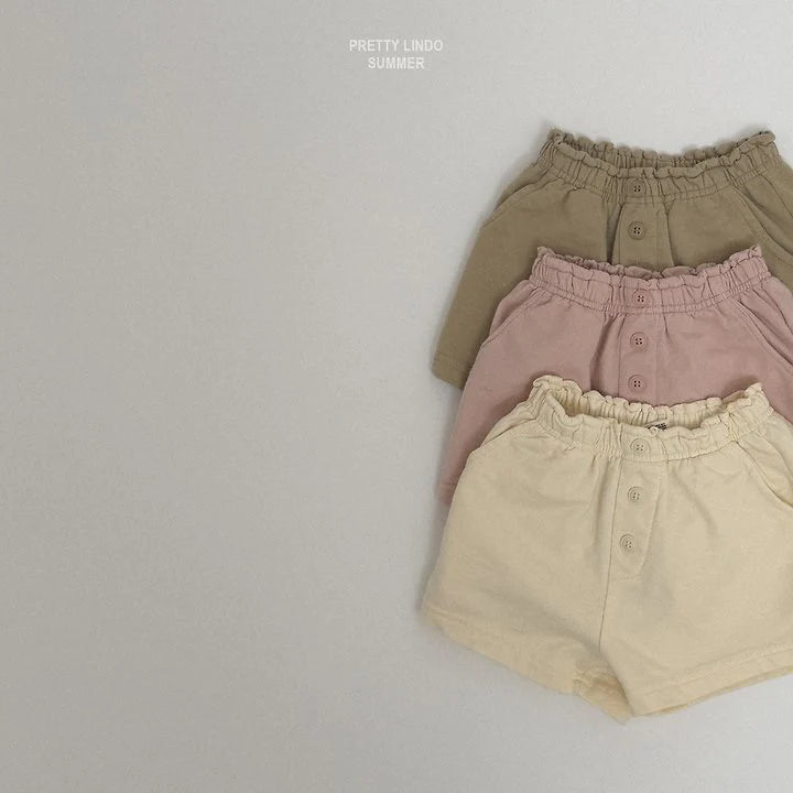 Lindo Button Shorts (85-125cm)