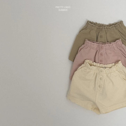 Lindo Button Shorts (85-125cm)