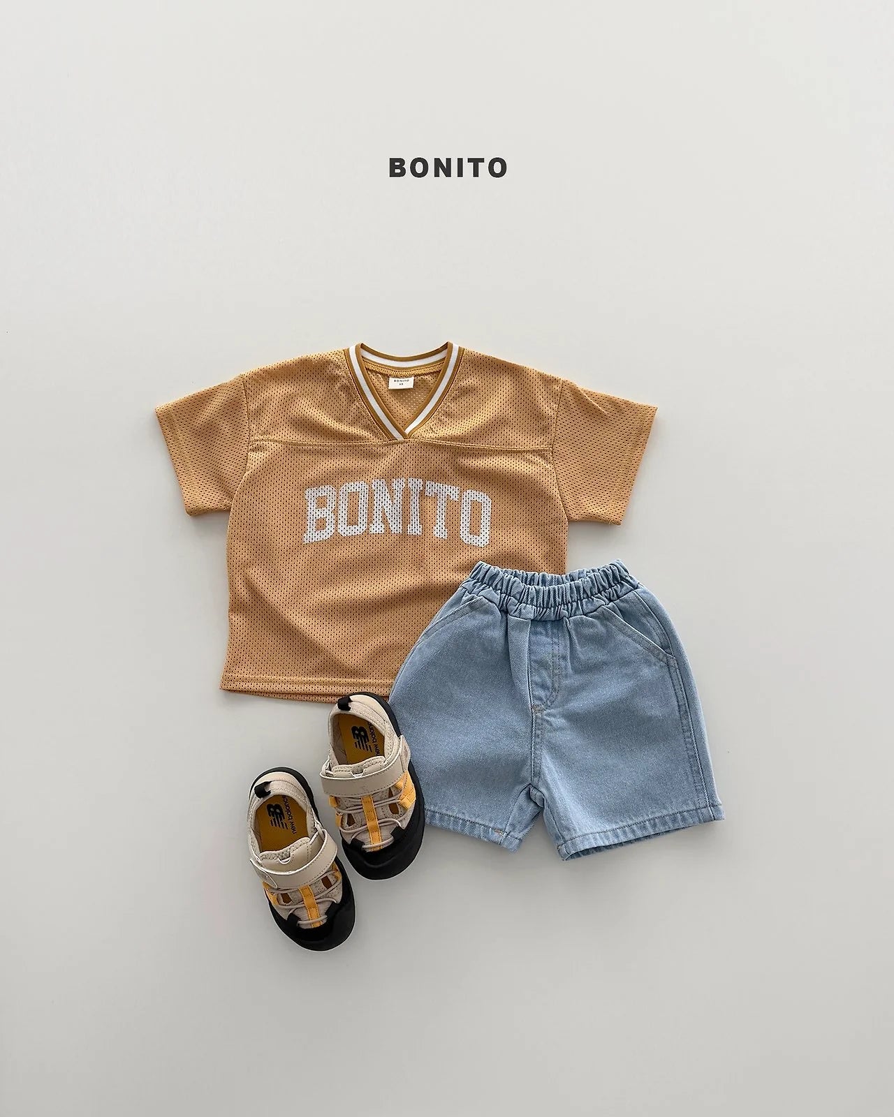Bonito bonito mesh tee (~80-140cm)