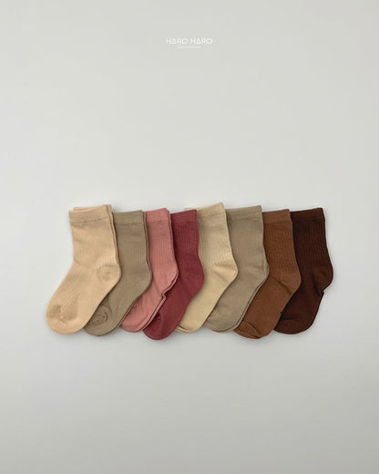 HAROHARO powder socks set (3-9y)