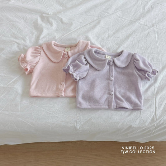 ninibello madeleine puff cardigan (80-130cm)