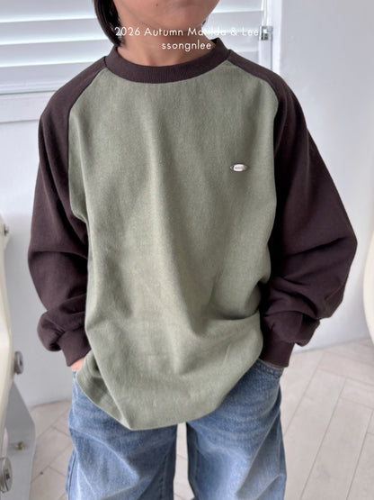 matilda&lee color matching raglan tee (85-165cm)