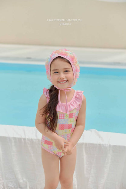 melikey garden frill swimsuit (85-135cm)