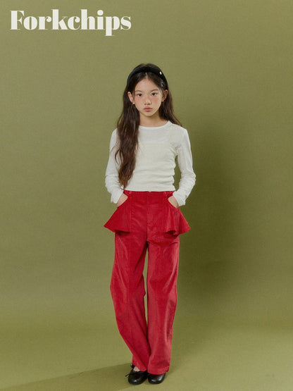 FORKCHIPS muffin flare pants (95-160cm)