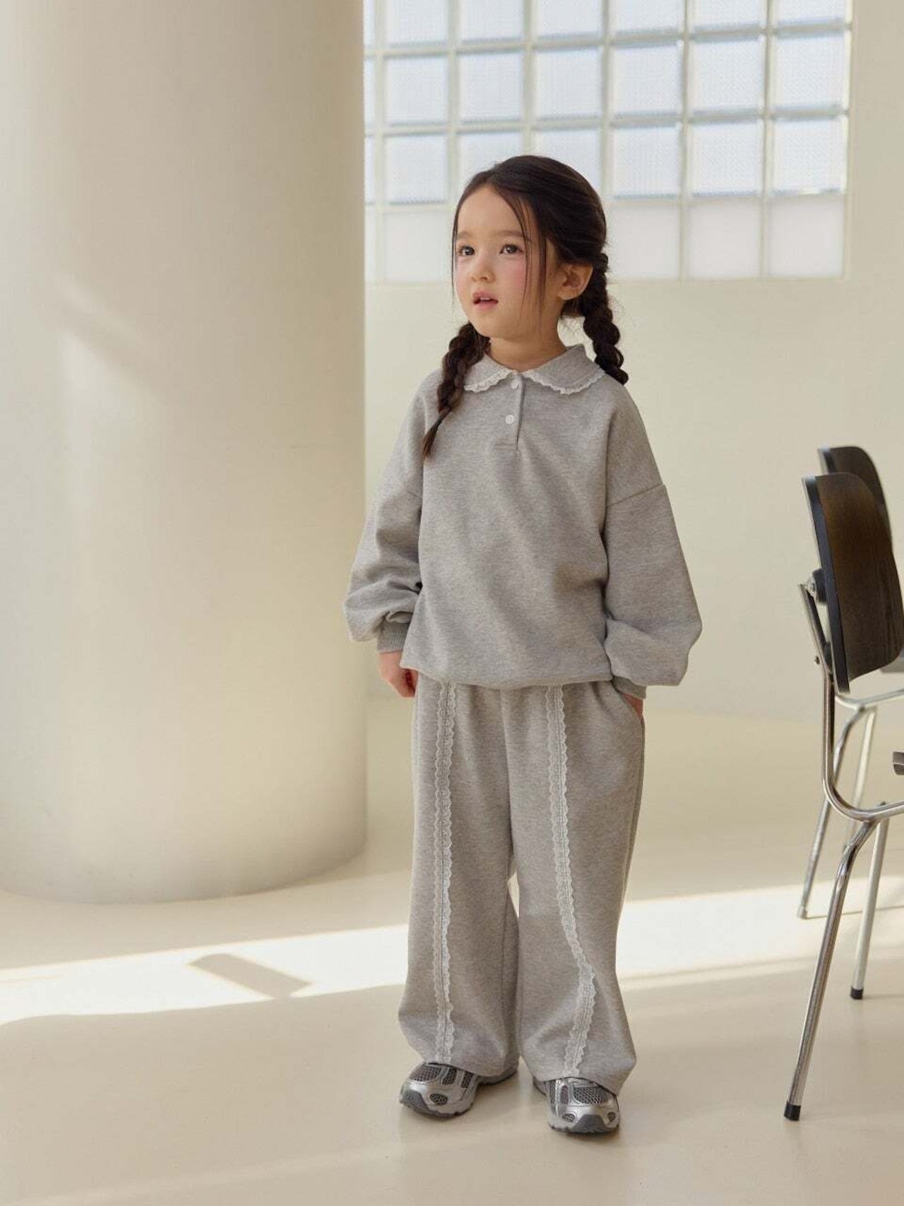 DAILYBEBE lace collar SET-UP (75-145cm)