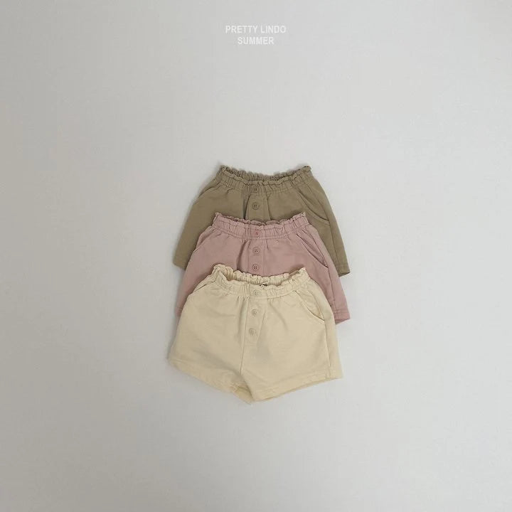 Lindo Button Shorts (85-125cm)