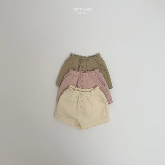 Lindo Button Shorts (85-125cm)
