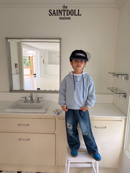 saintdoll dart wide denim (kids & mom)