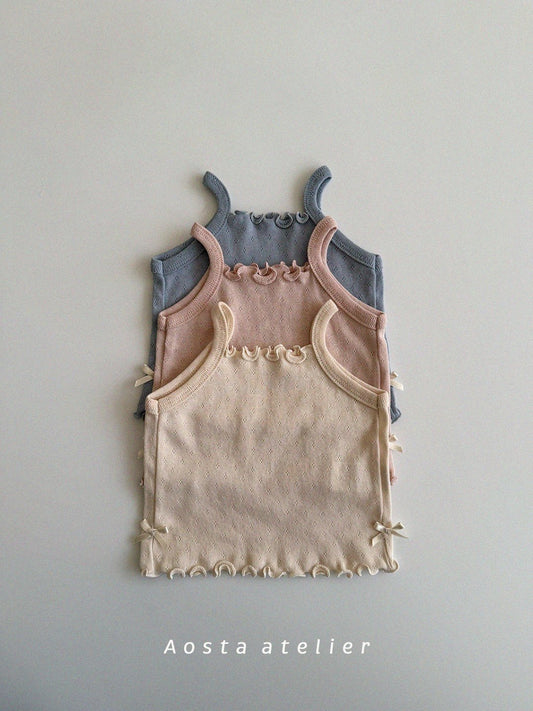 Aosta camellia sleeveless t (70-110cm)