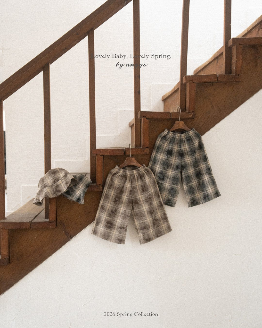 anggo chex pants (80-120cm)