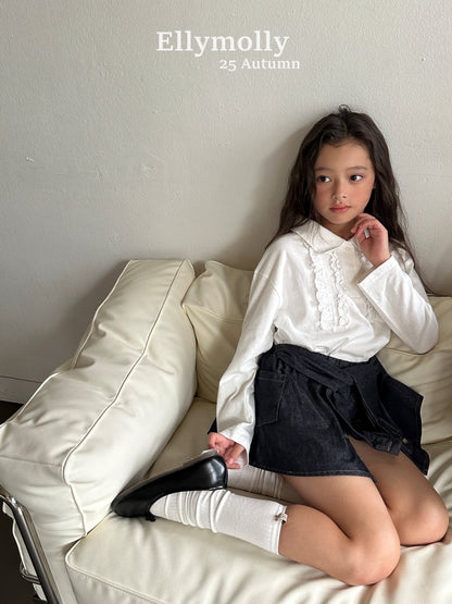 ELLYMOLLY twin frill collar tee (90-145cm)
