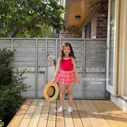ninibello sweet tiered skirt (80-130cm)