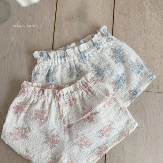 mimi market flower frill shorts (70-85cm)