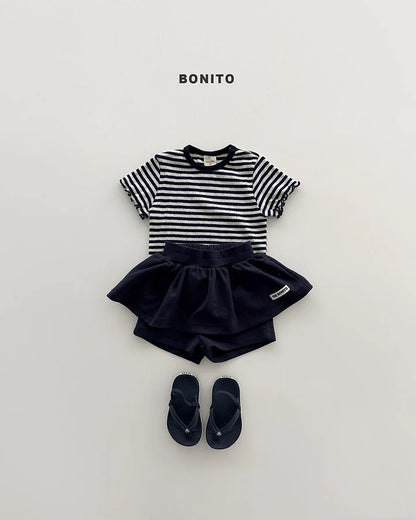 Bonito bloom eyelet tee (~80-140cm)