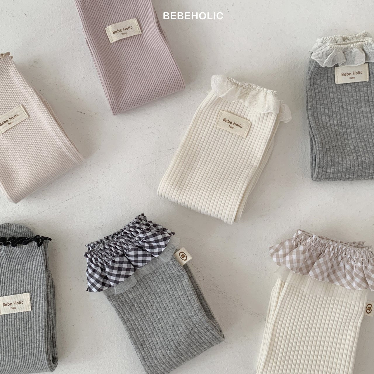 bebeholic check socks (Bebe)