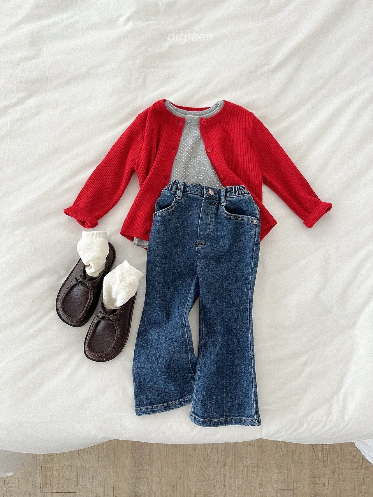digreen bootcut denim pants (85-130cm)